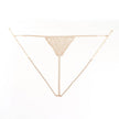 Lingerie Nightclub Body Chains – Diamond Rhinestone Bra and Panties Set