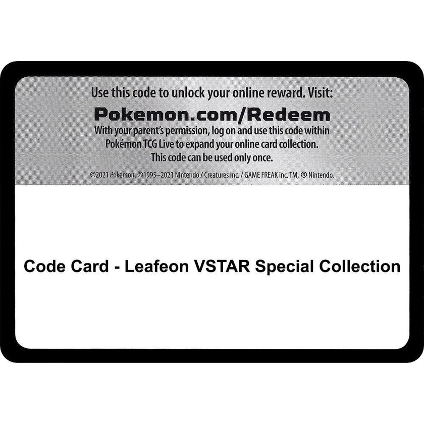 Code Card - Leafeon VSTAR Special Collection (SWSH09)