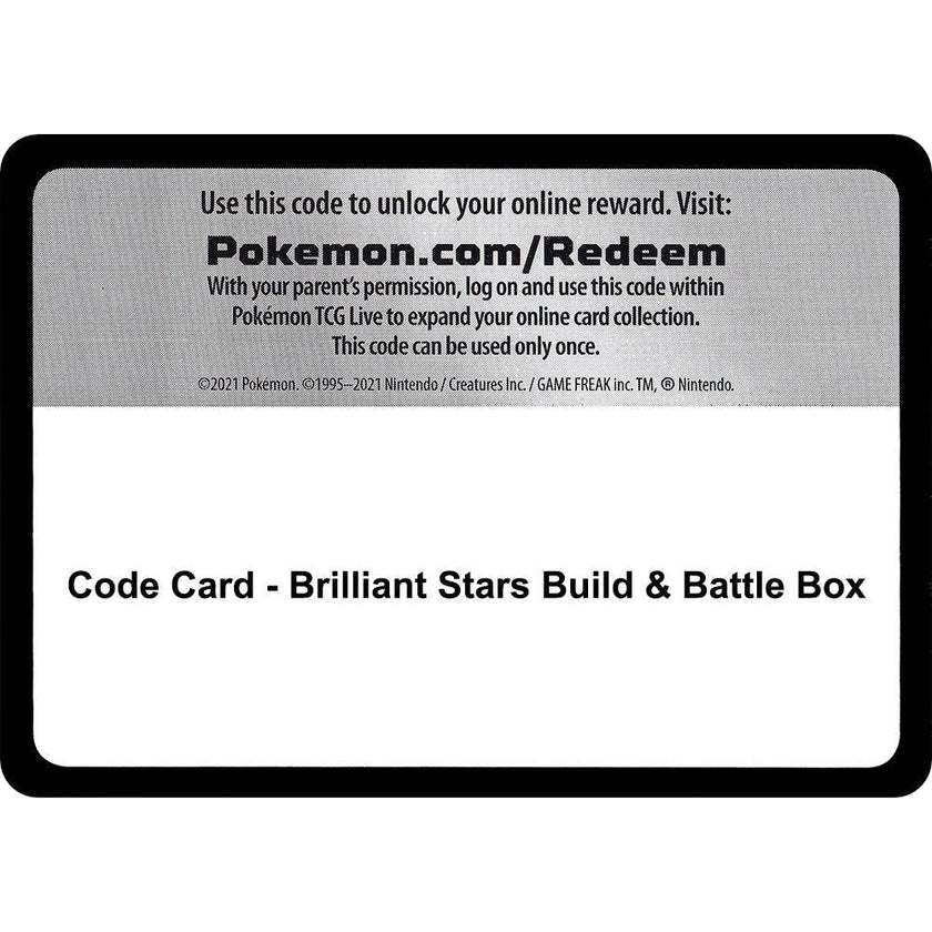 Code Card - Brilliant Stars Build & Battle Box (SWSH09)