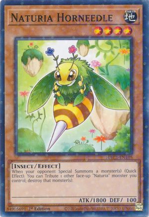 Naturia Horneedle (Duel Terminal) (HAC1-EN105) - Hidden Arsenal: Chapter 1 1st Edition