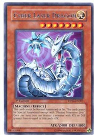 Cyber Laser Dragon (DP04-EN003) - Duelist Pack 4: Zane Truesdale Unlimited