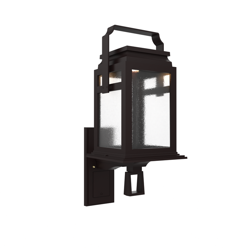 Serie 65e - Luminaire mural extérieur montage vers le haut format moyen - 26502