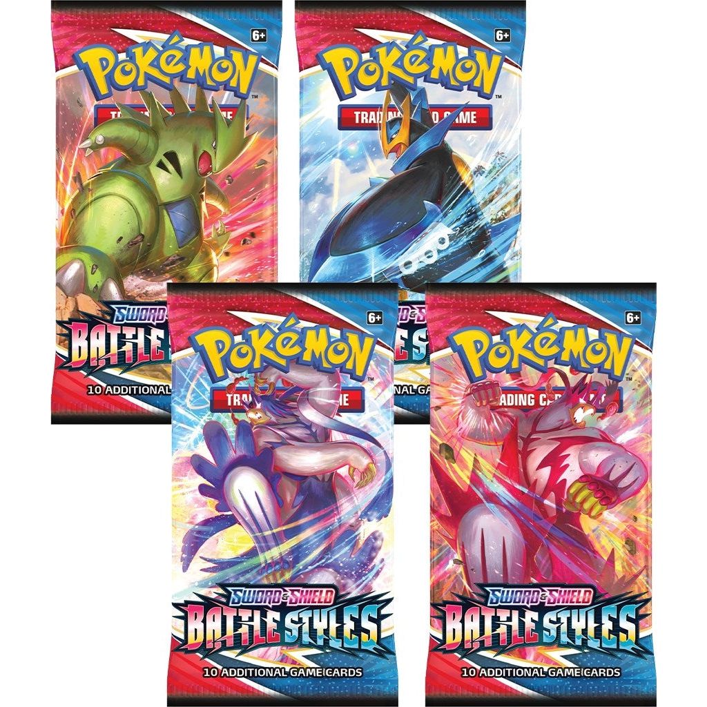 Battle Styles Booster Pack Art Bundle [Set of 4]