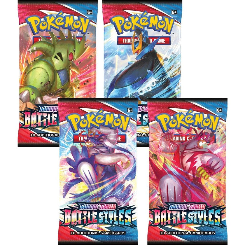 Battle Styles Booster Pack Art Bundle [Set of 4]