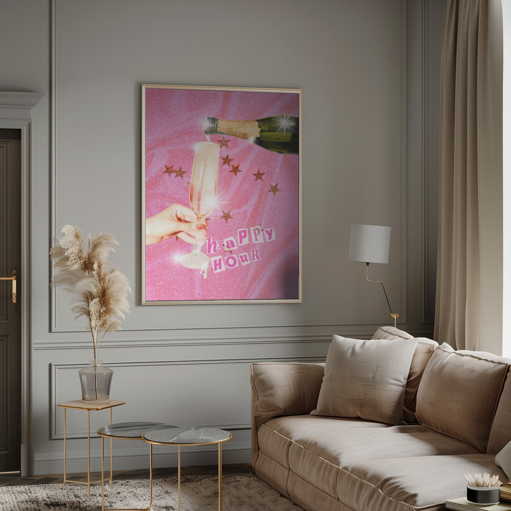 Wall art Bubbly Celebration (Wall art célébration pétillante)