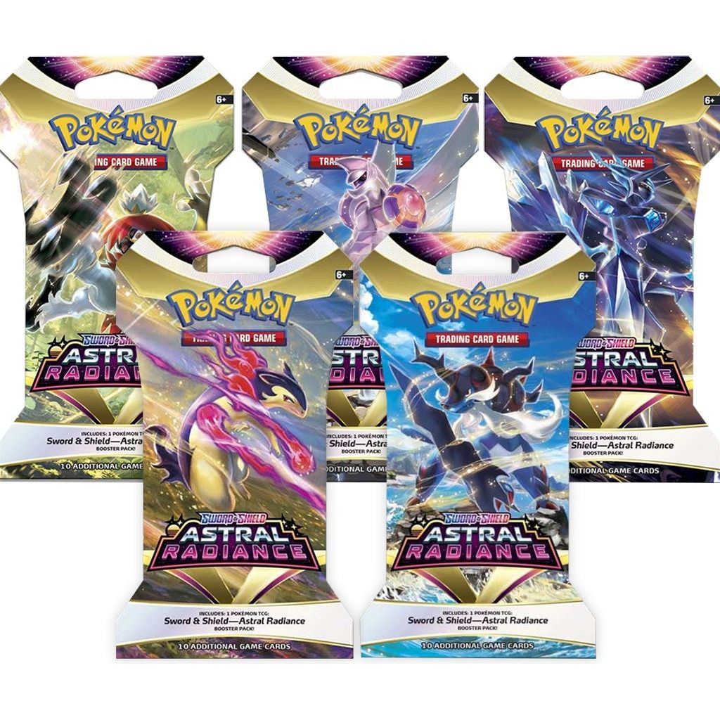 Astral Radiance Sleeved Booster Pack Art Bundle [Set of 5]