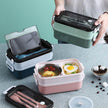 Insulated Stainless Steel Double-Layer Lunch Box for Work & School