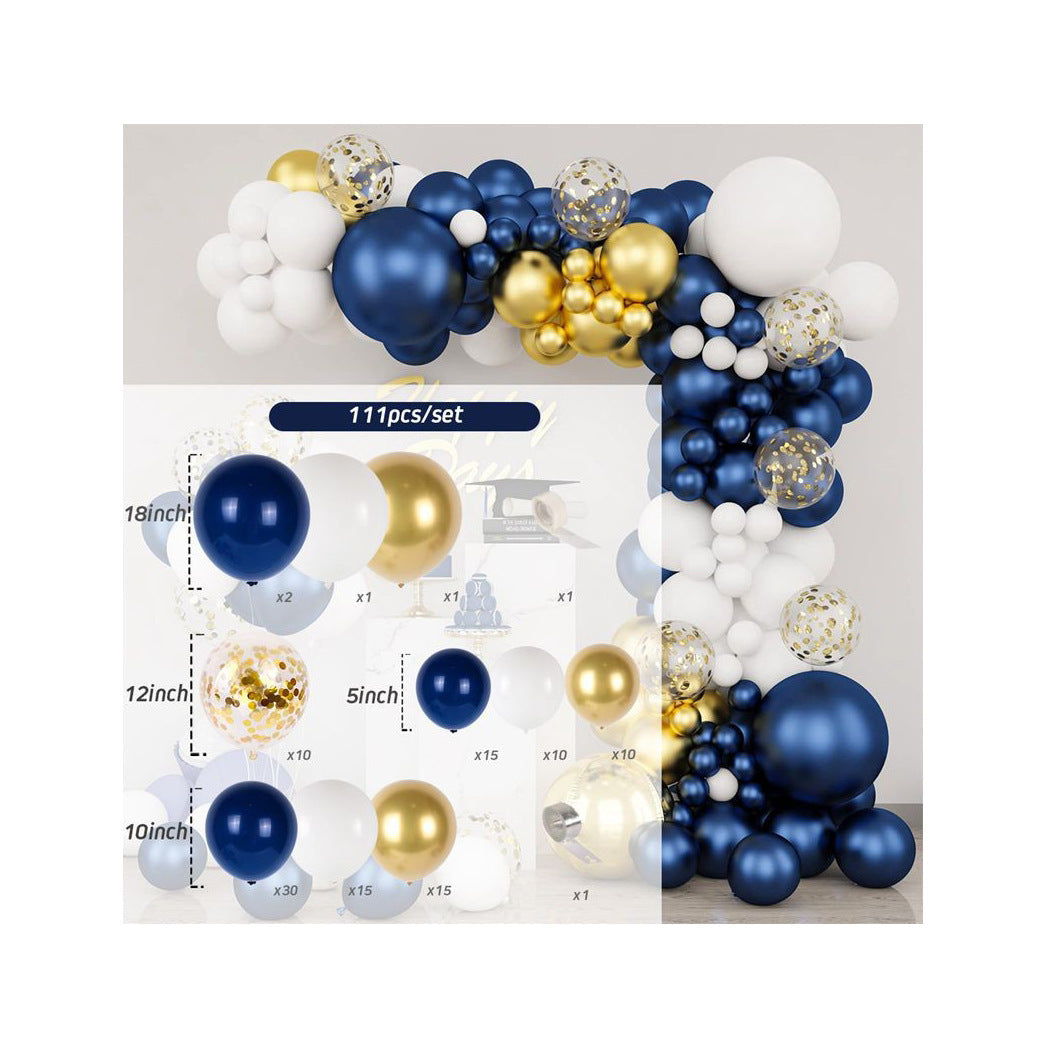 Latex Balloon Set – Multi-Style Party Decoration Balloons (5 Colours)