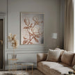 Décoration murale Fleurs Beige 1