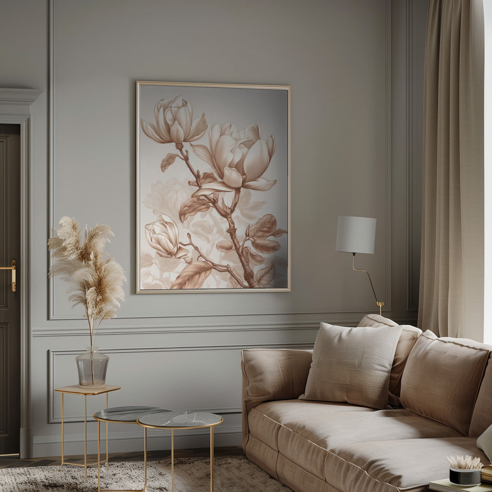 Fleurs Beige 3