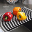 Folding Kitchen Drain Sink Rack Stainless Steel sink caddies