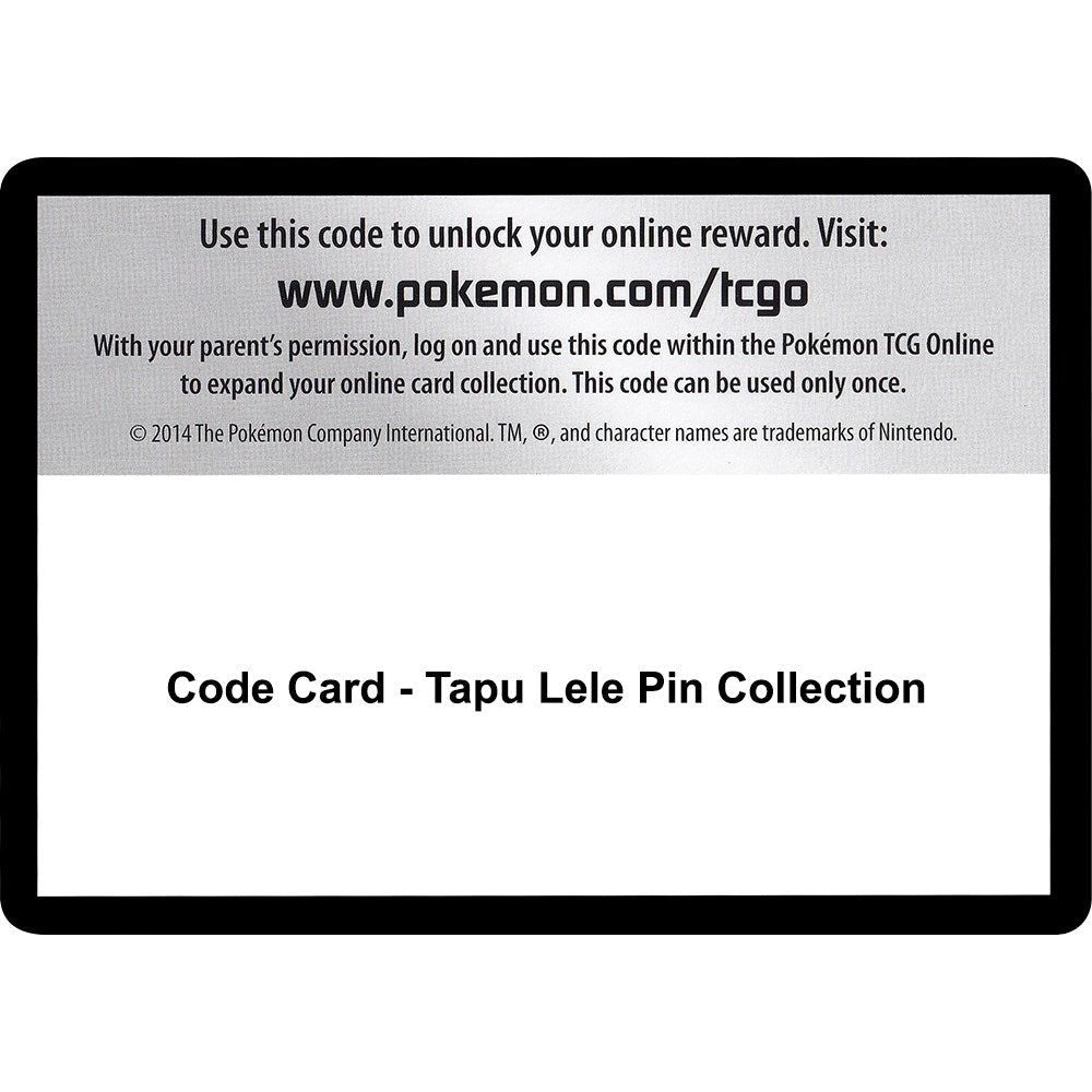 Code Card - Tapu Lele Pin Collection (SM03)
