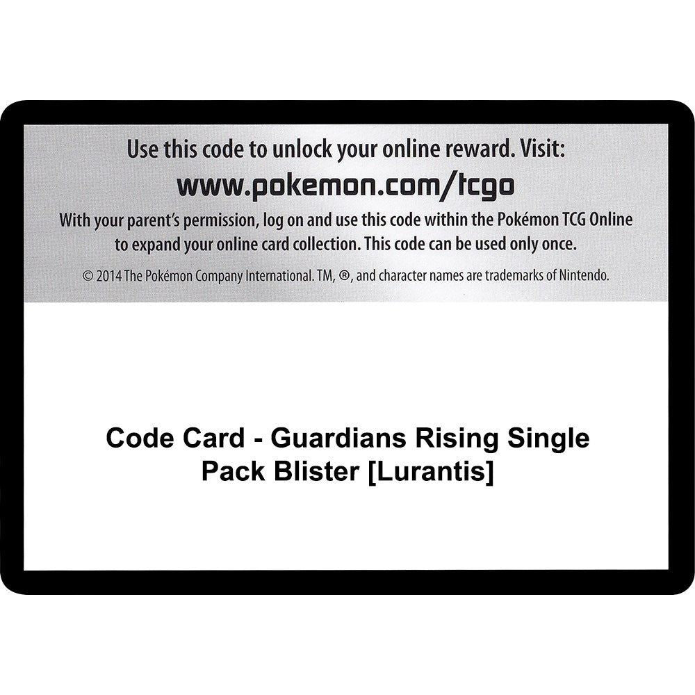 Code Card - Guardians Rising Single Pack Blister [Lurantis] (SM02)