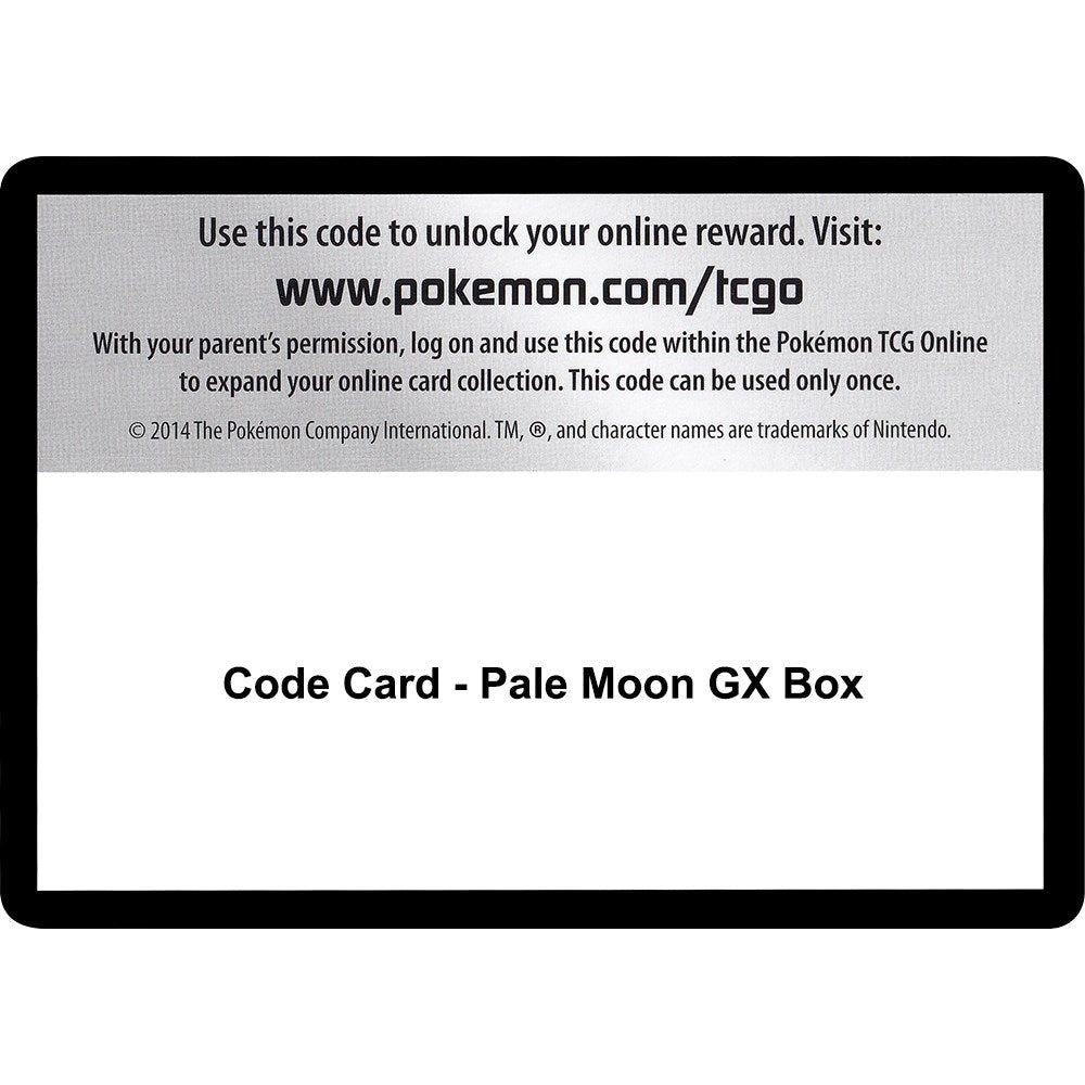 Code Card - Pale Moon GX Box (SM10)