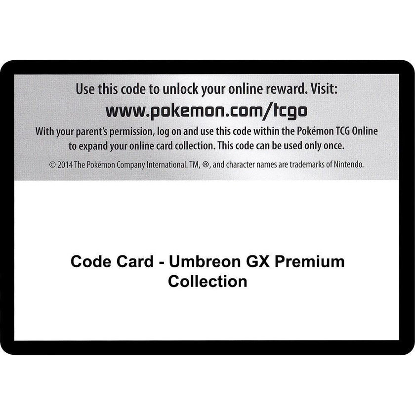 Code Card - Umbreon GX Premium Collection (SM02)