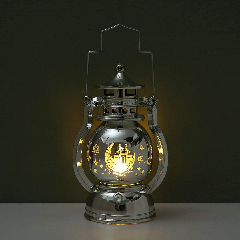 Ramadan Eid Mubarak Lantern Led Lights Party Decor Kids Gifts Middle East laser carved lantern