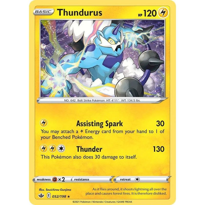 Thundurus - 052/198 (Cosmos Holo) (052/198) (BLE)