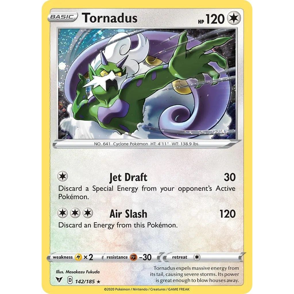 Tornadus - 142/185 (Cosmos Holo) (142/185) (BLE)