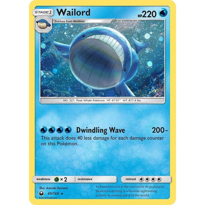 Wailord - 40/168 (Cosmos Holo) (040/168) (BLE)