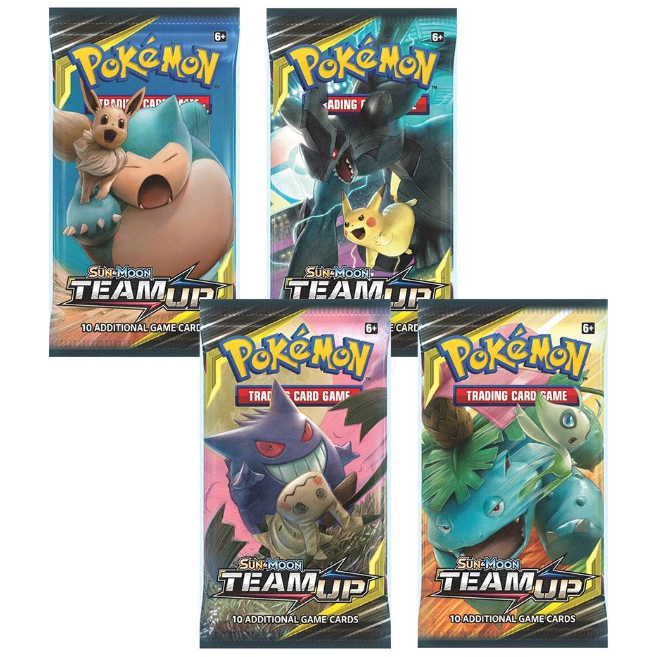 Team Up Booster Pack Art Bundle [Set of 4]