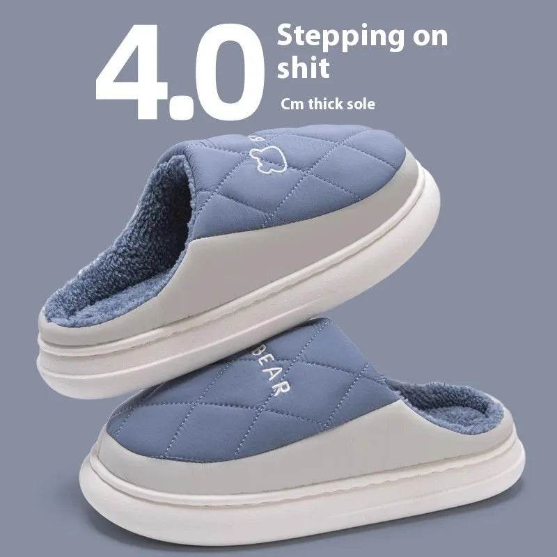 Sewing Slippers – Warm Non-Slip PVC Overshoe Home Slippers
