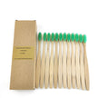 Eco friendly 12 Bamboo toothbrushes