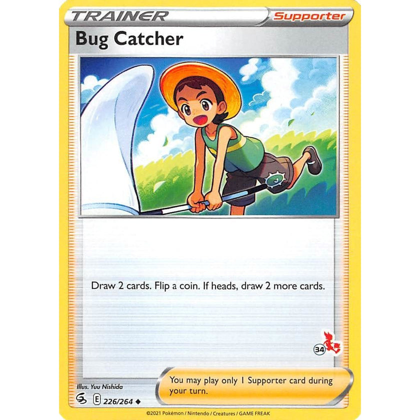 Bug Catcher - 226/264 (#34 Cinderace Stamped) (226/164) (BA22)