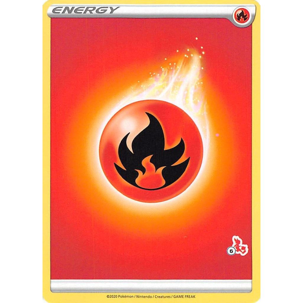 Fire Energy (#6 Cinderace Stamped) (BA22)