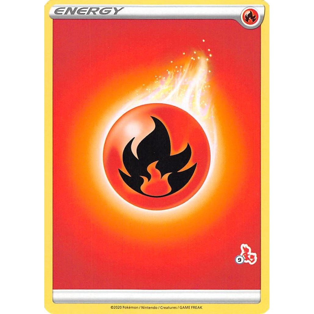 Fire Energy (#9 Cinderace Stamped) (BA22)