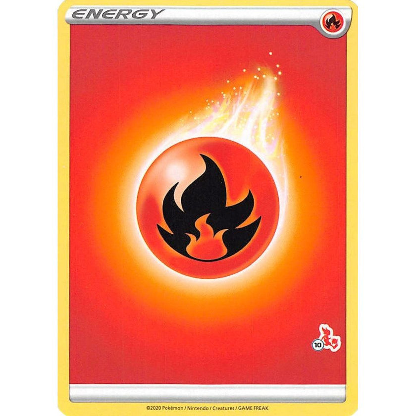 Fire Energy (#10 Cinderace Stamped) (BA22)