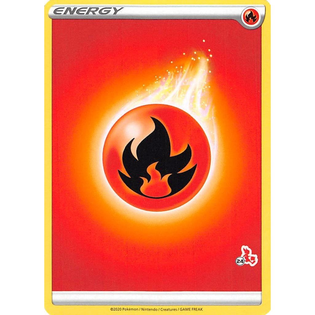 Fire Energy (#24 Cinderace Stamped) (BA22)
