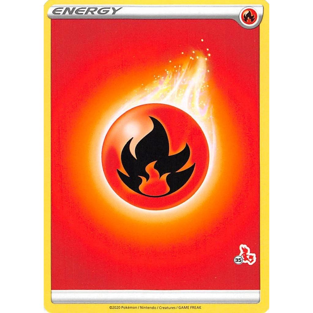 Fire Energy (#35 Cinderace Stamped) (BA22)
