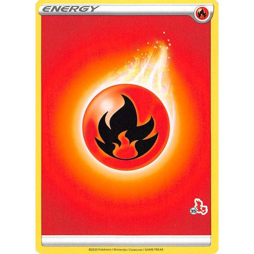 Fire Energy (#35 Cinderace Stamped) (BA22)