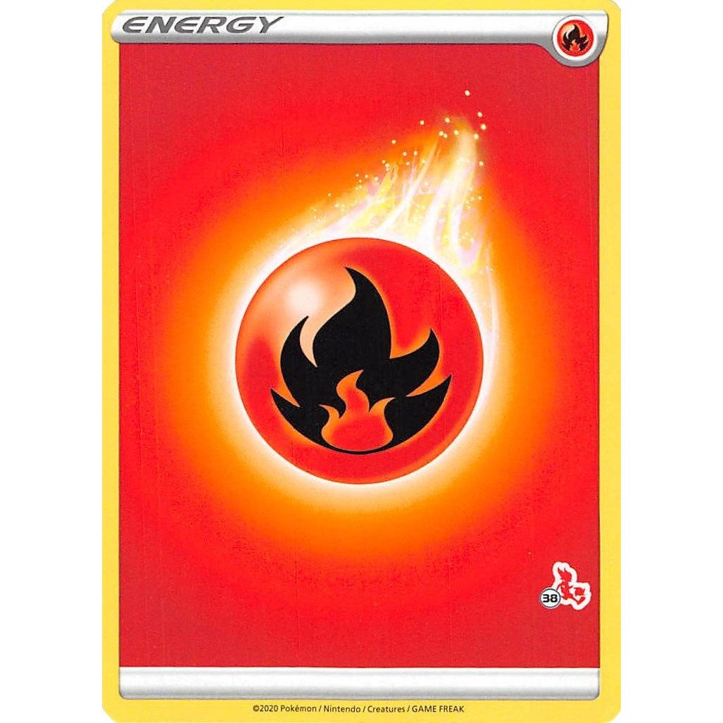 Fire Energy (#38 Cinderace Stamped) (BA22)