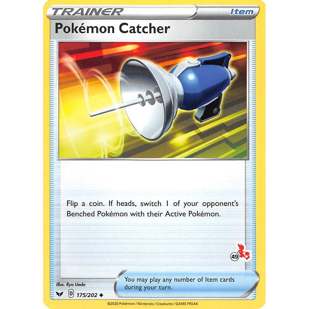 Pokemon Catcher - 175/202 (#49 Cinderace Stamped) (175/202) (BA22)