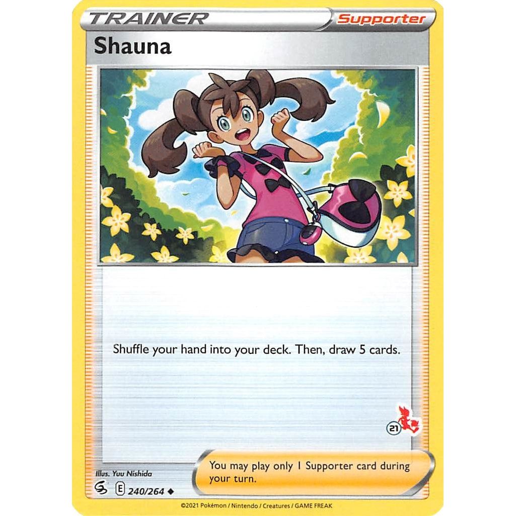 Shauna - 240/264 (#21 Cinderace Stamped) (240/264) (BA22)