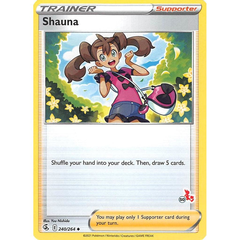 Shauna - 240/264 (#50 Cinderace Stamped) (240/264) (BA22)