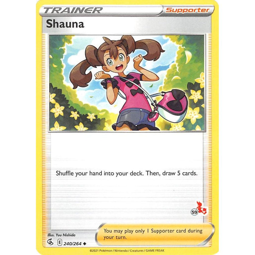 Shauna - 240/264 (#59 Cinderace Stamped) (240/264) (BA22)