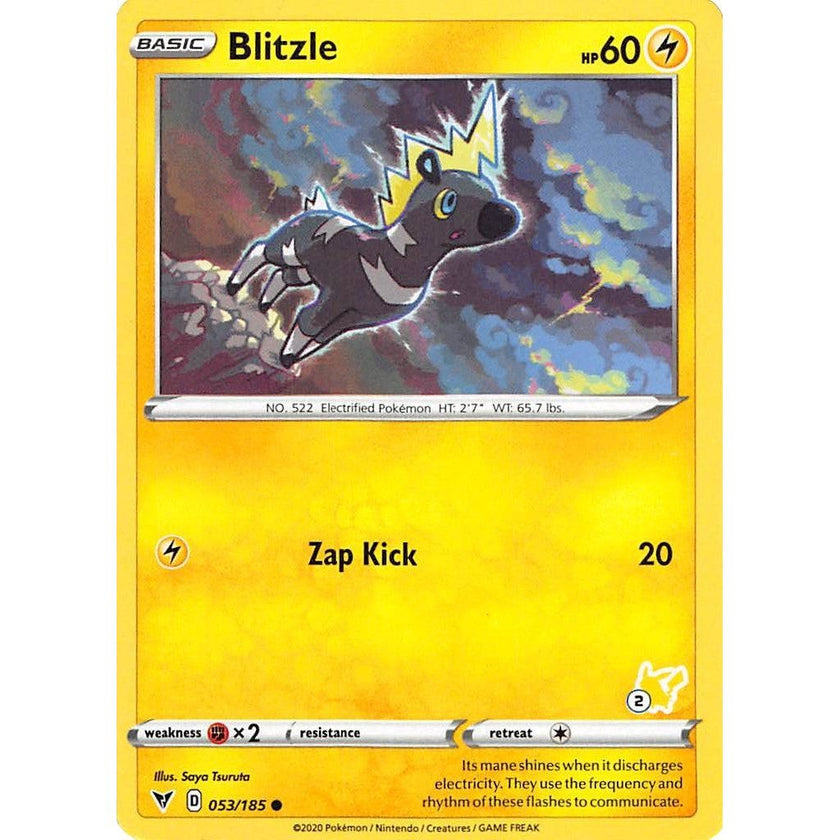 Blitzle - 053/185 (#2 Pikachu Stamped) (053/185) (BA22)