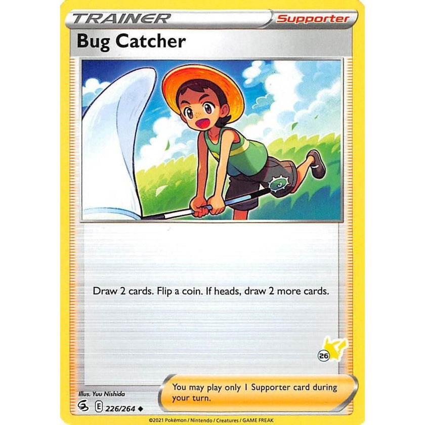 Bug Catcher - 226/264 (#26 Pikachu Stamped) (226/264) (BA22)