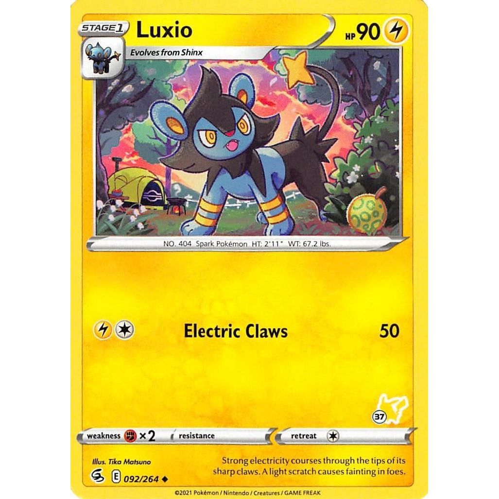 Luxio - 092/264 (#37 Pikachu Stamped) (092/264) (BA22)