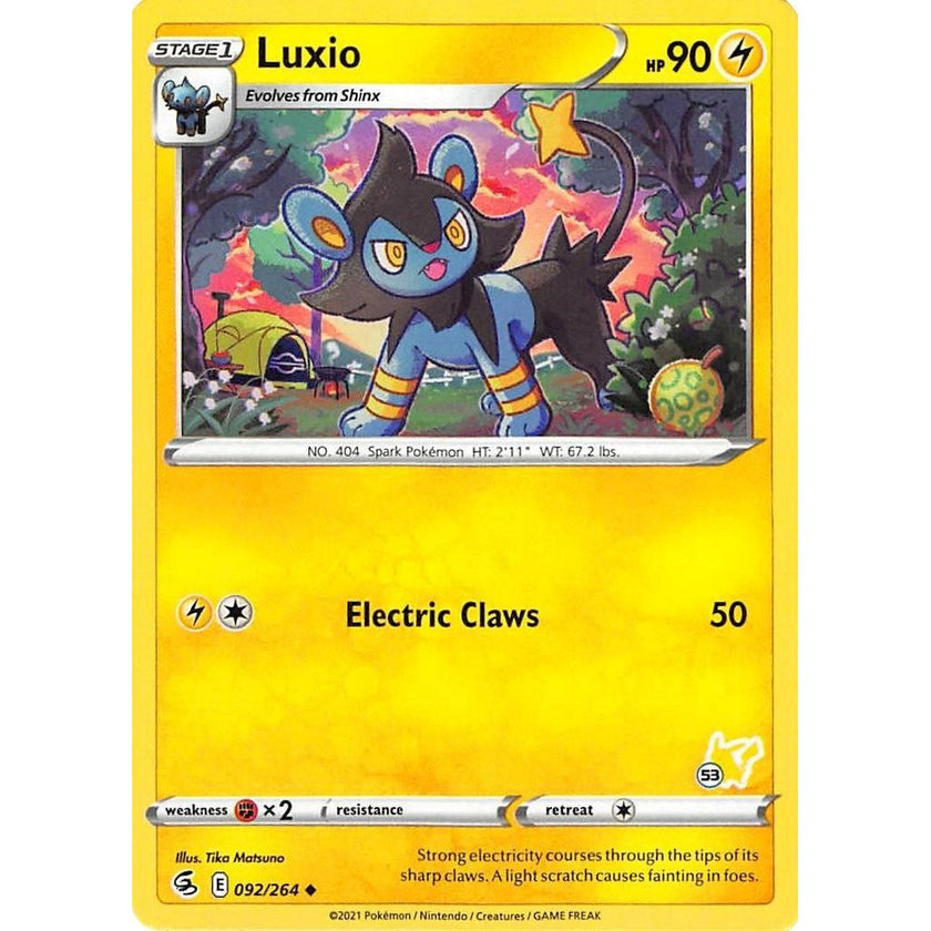 Luxio - 092/264 (#53 Pikachu Stamped) (092/264) (BA22)