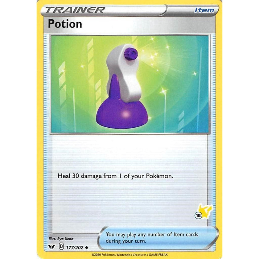 Potion - 177/202 (#18 Pikachu Stamped) (177/202) (BA22)