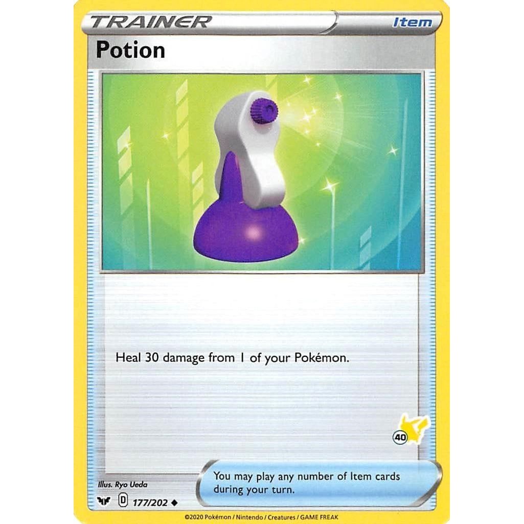 Potion - 177/202 (#40 Pikachu Stamped) (177/202) (BA22)