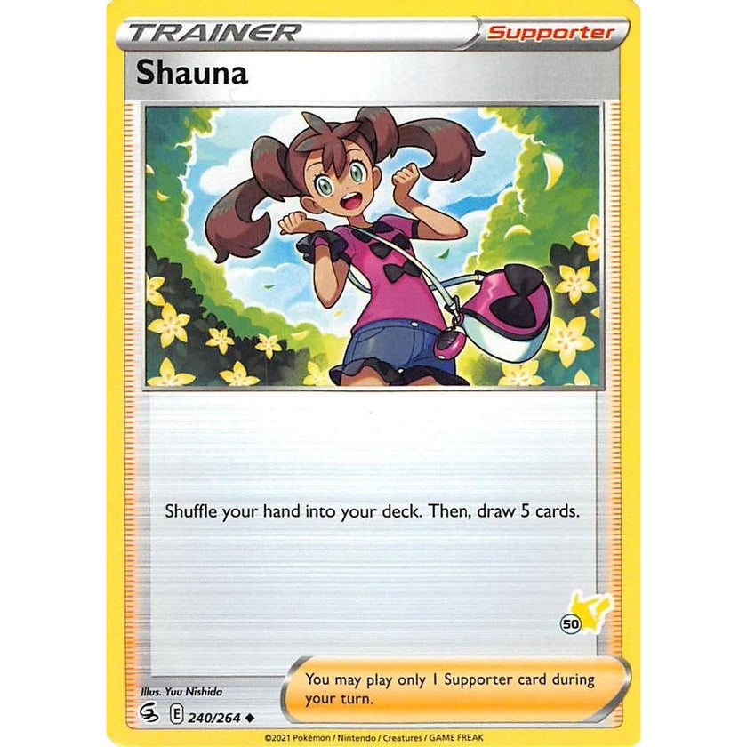 Shauna - 240/264 (#50 Pikachu Stamped) (240/264) (BA22)