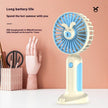 New Summer Cartoon Handheld Mini Usb Rechargeable Fan Desktop Stand