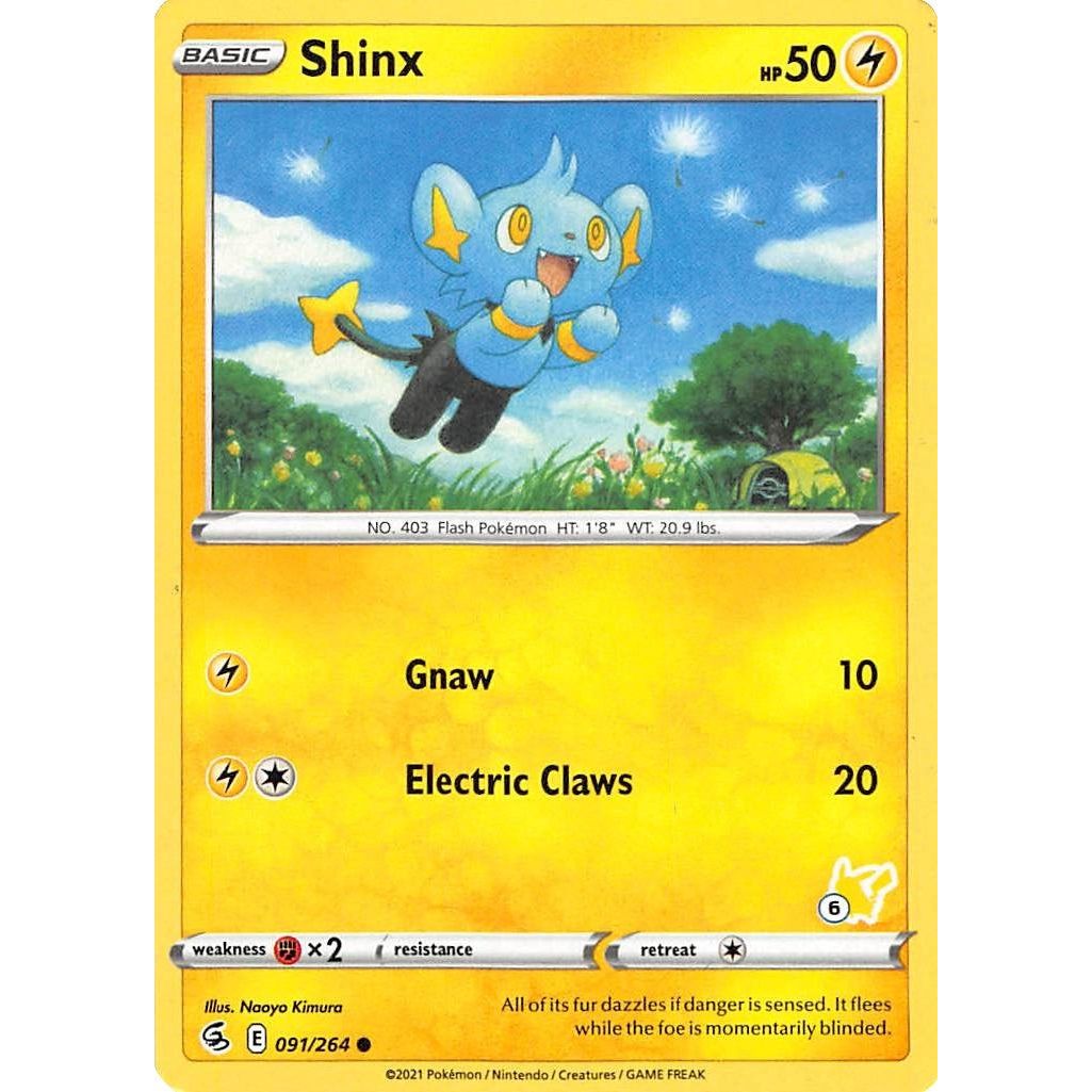 Shinx - 091/264 (#6 Pikachu Stamped) (091/264) (BA22)