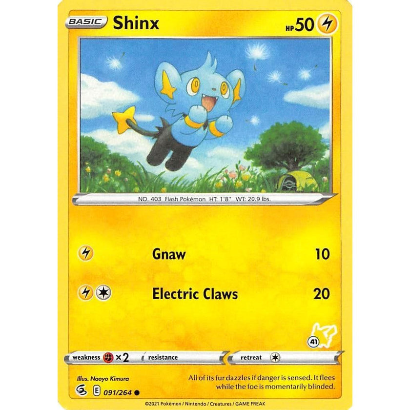 Shinx - 091/264 (#41 Pikachu Stamped) (091/264) (BA22)