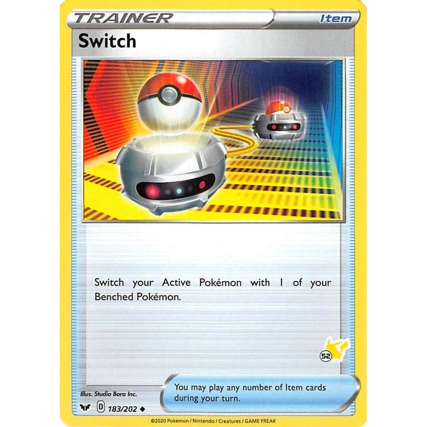 Switch - 183/202 (#52 Pikachu Stamped) (183/202) (BA22)