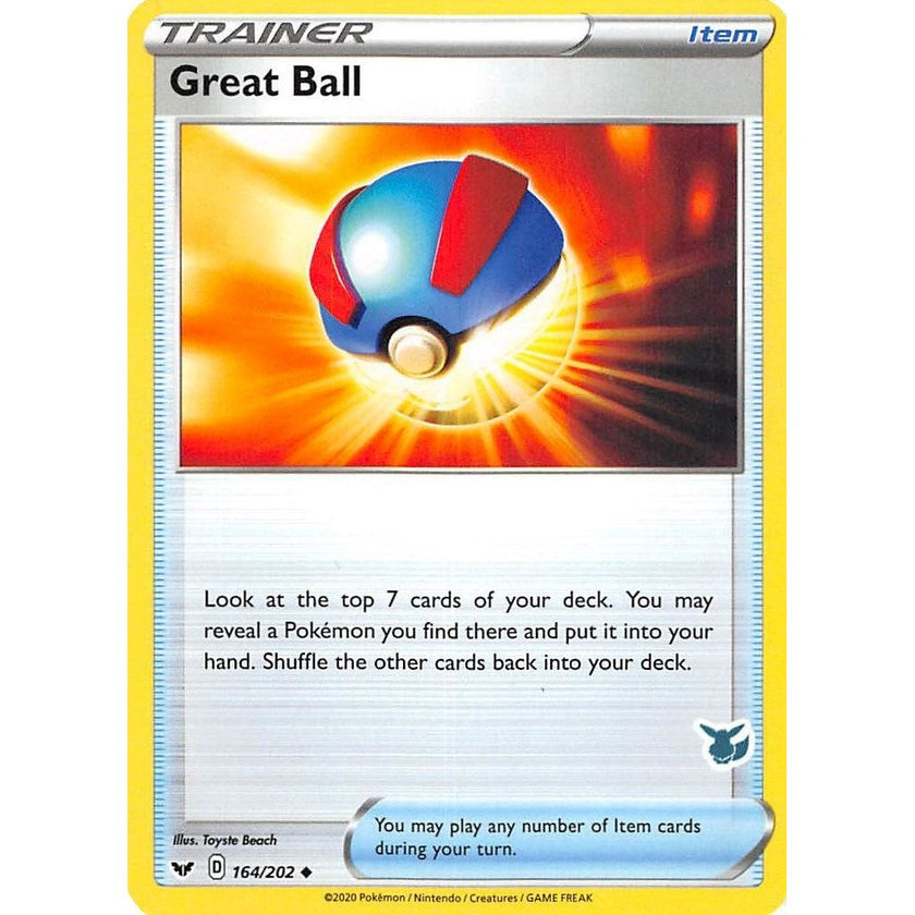 Great Ball - 164/202 (Eevee Stamped) (164/202) (BA22)
